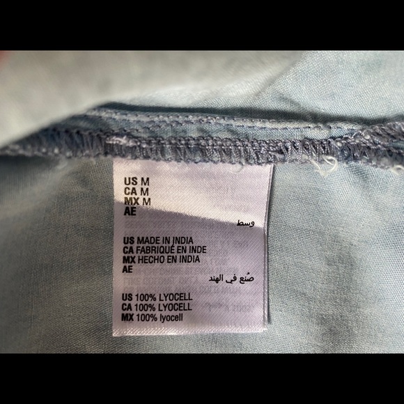 Charter Club Long Jean Shirt Easy Wear Pockets NWT - Picture 6 of 9